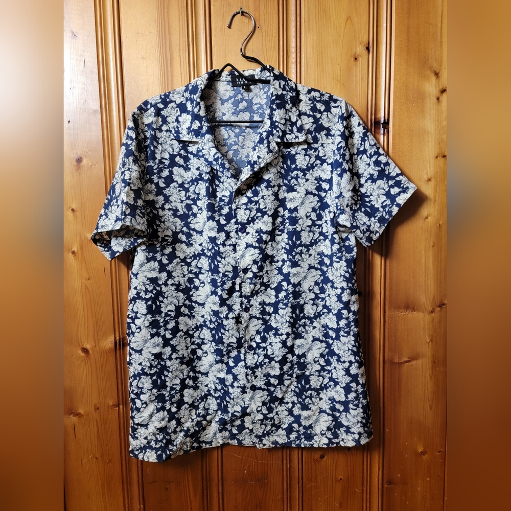 Floral button down